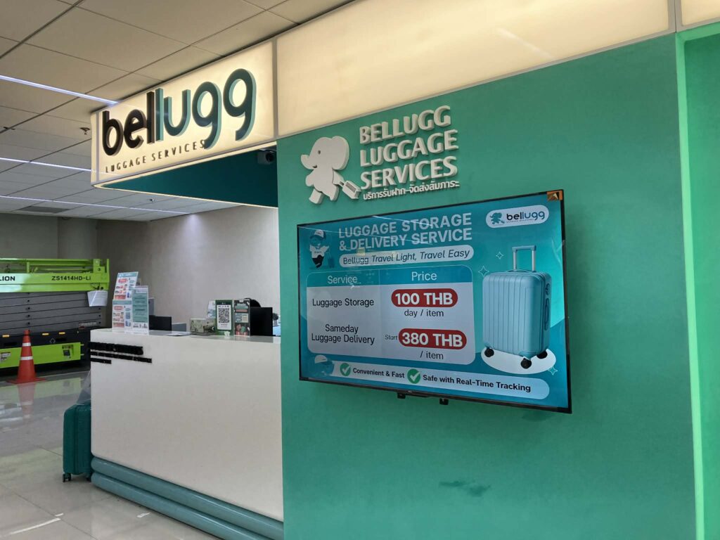  luggage storage counters Bellugg Luggage Services