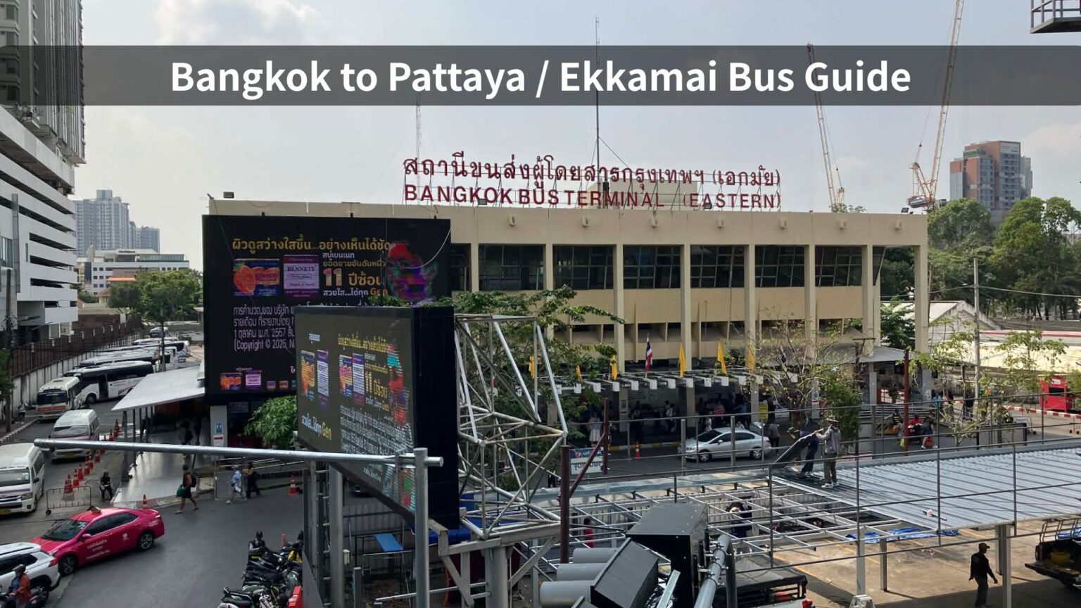 Ekkamai Bus Terminal in Bangkok for Pattaya buses in 2026