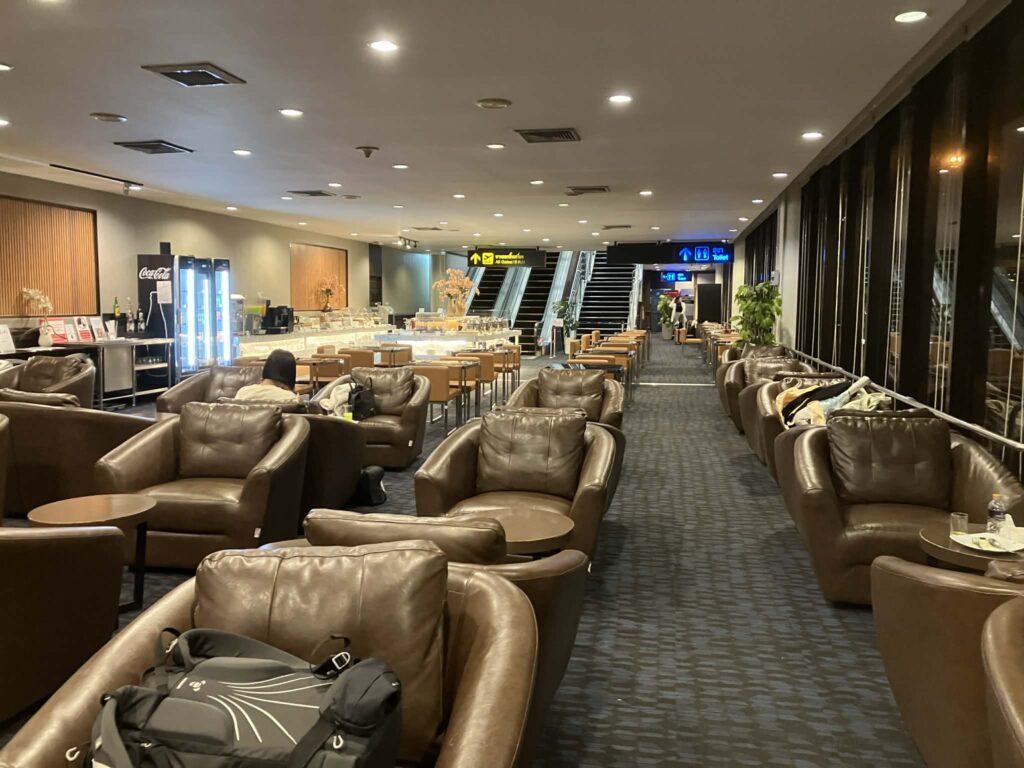 dmk miracle lounge lower floor wide seating runway side