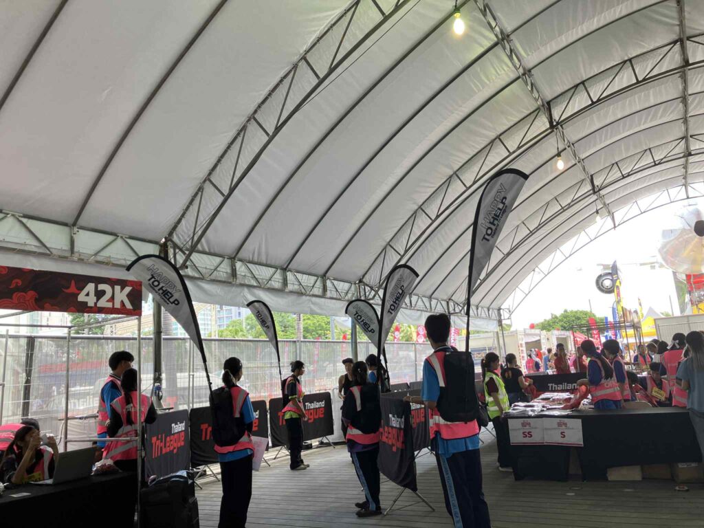 Pattaya Marathon full marathon race kit pickup area at Terminal 21 Pattaya