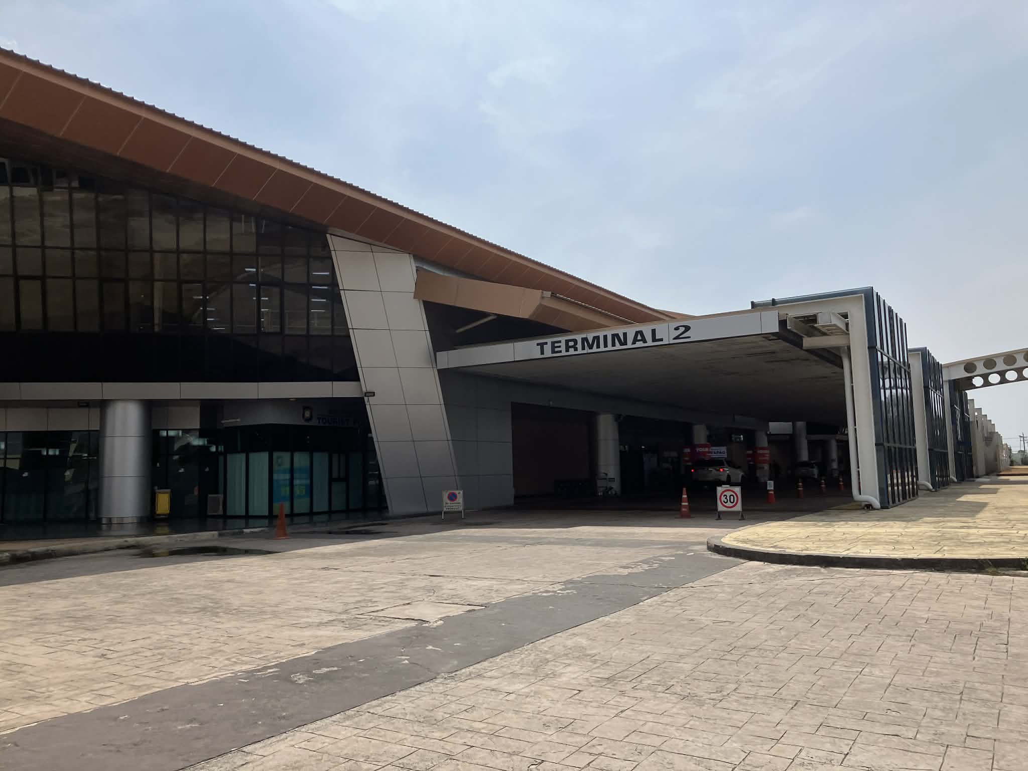 U-Tapao Airport Terminal 2 exterior near Pattaya